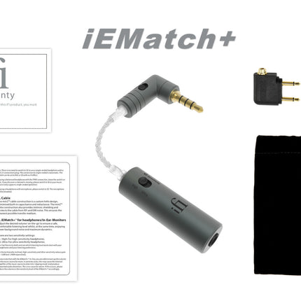 iFi Audio iEMatch+ жак 3,5 мм аудио филтър за слушалки