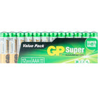GP Super Alkaline AAA батерии (LR03), фолио 12бр