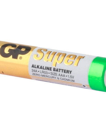 GP Super Alkaline AAA батерии (LR03), фолио 12бр