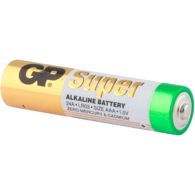 GP Super Alkaline AAA батерии (LR03), фолио 12бр